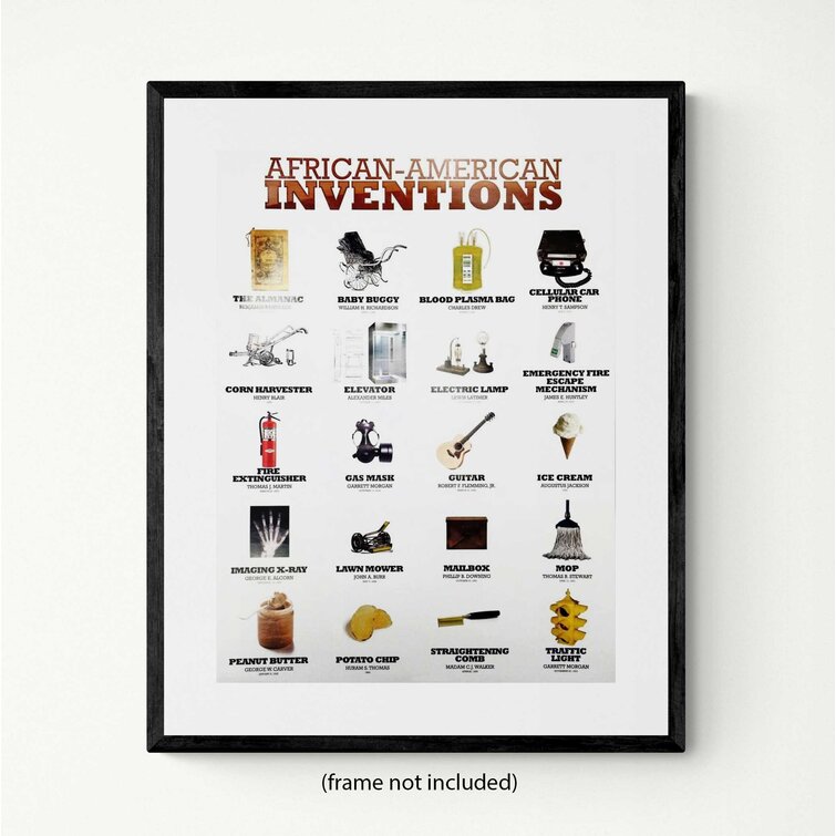 tri-seven-entertainment-african-american-inventions-on-paper-print-wayfair